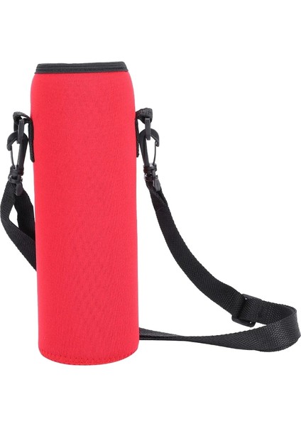 Siyah Stil Doğa Sporları Su Şişesi Termal Tutucu Çanta Haşlanmaya Karşı Korumalı Kılıf Kapak Kılıf Kayışlı 1 L Su Şişesi Için Uygun (Yurt Dışından) fiyatları