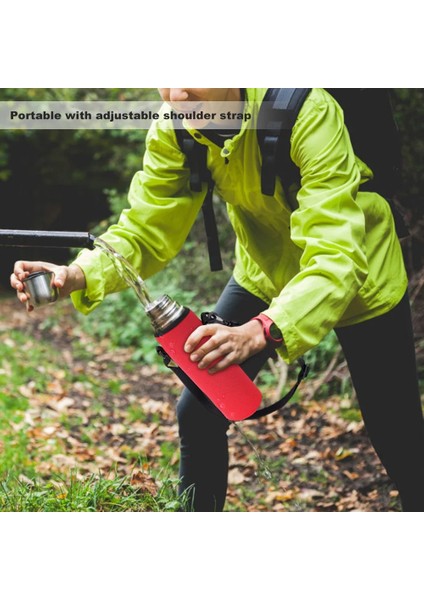 Siyah Stil Doğa Sporları Su Şişesi Termal Tutucu Çanta Haşlanmaya Karşı Korumalı Kılıf Kapak Kılıf Kayışlı 1 L Su Şişesi Için Uygun (Yurt Dışından) indirimleri