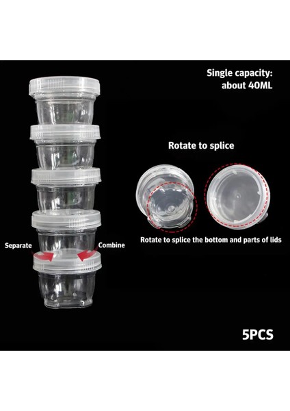Tarzı Ayarla 5 Adet Şeffaf Baharat Kutusu Taşınabilir Baharat Kavanozları Set Baharat Tencere Saklama Kabı ile Kamp Baharat Saklama Kutusu (Yurt Dışından) indirimleri