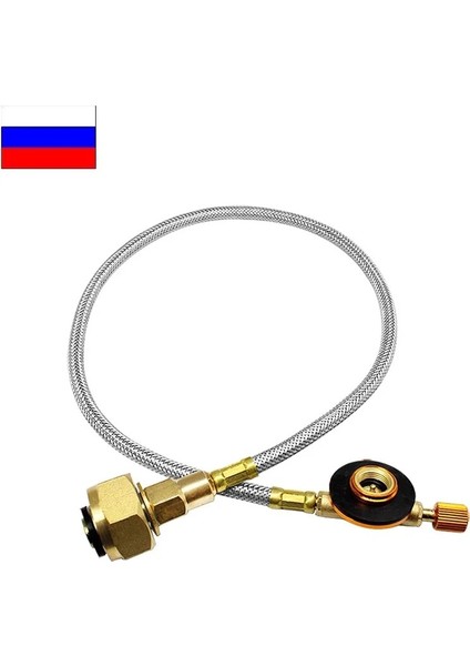 Ru Stili Açık Gaz Sobası Kamp Sobası Propan Dolum Adaptörü Brülör Lpg Düz Silindir Tankı Bağlayıcı Konteyner Adaptörü Metal Tüpü Kaydet (Yurt Dışından) modelleri