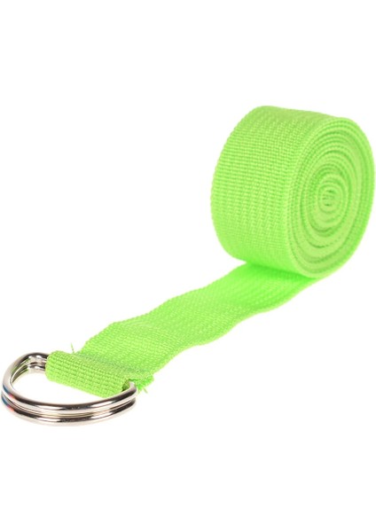 Yeşil Stil 183CM Multicolors Port Yoga Streç Kayış D-Ring Kemer Spor Bel Bacak Spor Ayarlanabilir Kemer Bel Bacak Direnci Spor Bandı (Yurt Dışından)