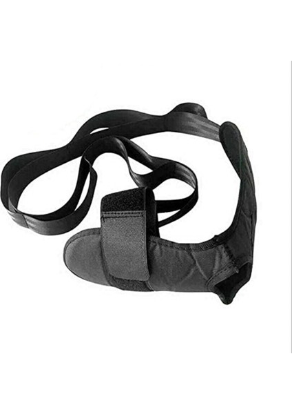 Siyah Stil Yoga Kemeri Germe Kayışı Esneklik Germe Bacak Sedye Kayışı Bale Destek Eğitimi Için Germe Kemeri Yoga Yardım Bandı (Yurt Dışından)