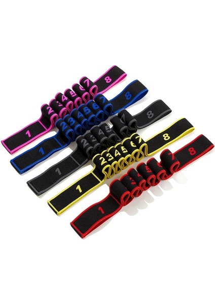 Mavi Stil Yoga Çekme Kayışı Kemer Polyester Lateks Elastik Latin Dansı Germe Bandı Döngü Yoga Pilates Gym Fitness Egzersiz Direnç Bantları (Yurt Dışından) modelleri