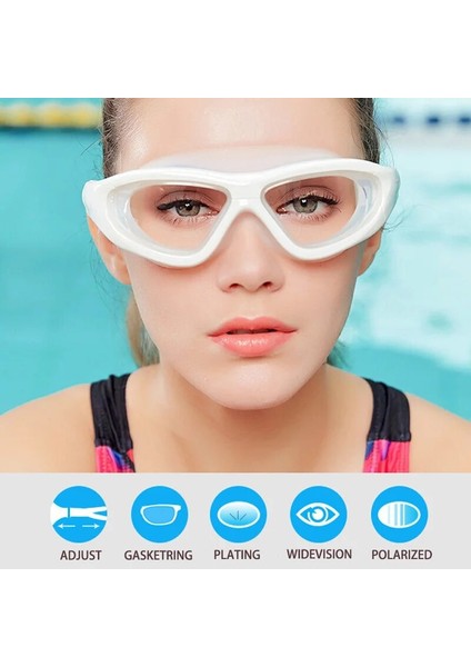 Galvanik Mavi Stil Ayarlanabilir Yüzme Gözlükleri Profesyonel Yüzme Havuzu Gözlükleri Çocuklar Için Suya Dayanıklı Silikon Optik Elektrolizle Yüzme Gözlükleri Yetişkinler (Yurt Dışından) fırsatları