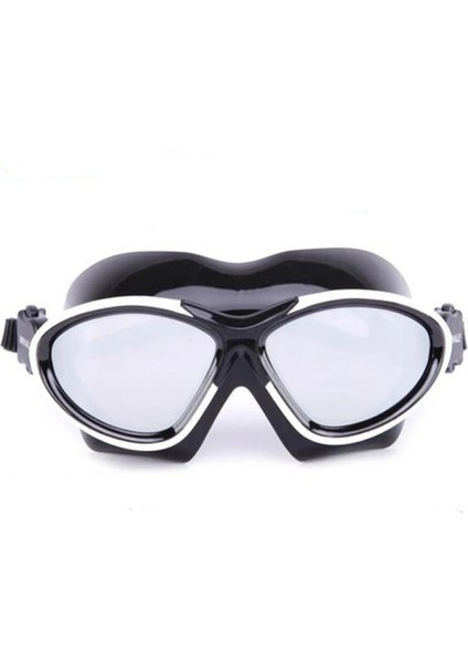 Beyaz Stil Balına Profesyonel Buğu Önleyici Uv Lens Yüzme Gözlüğü Ayna Kaplama Su Geçirmez Gözlük Erkekler Kadınlar Için Glasseool (Yurt Dışından)