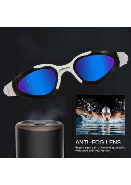 Siyah Kırmızı Stil Tek Boyut Queshark Kadın Erkek Hd Buğu Önleyici Uv Koruma Polarize Yüzme Gözlükleri Su Sporları Yüzmek Dalış Gözlükleri ile Taşınabilir Kutu Seti (Yurt Dışından) fiyatları