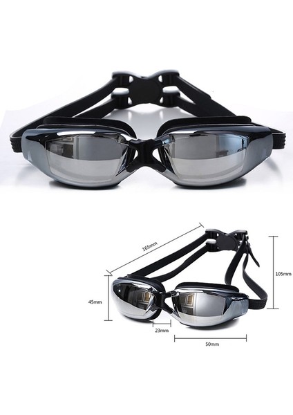 Mavi Stil Profesyonel Yüzme Gözlükleri Yetişkin Silikon Havuz Gözlükleri Buğu Önleyici Erkek Kadın Su Geçirmez Gözlük Elektrolizle Su Geçirmez Gözlük (Yurt Dışından) modelleri