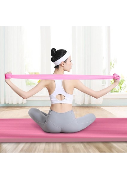 Mavi Stil 150CM * 15CM Yoga Direnç Bantları Pilates Kemerleri Elastik Egzersiz Eğitim Bandı Spor Salonu Spor Streç Kayış Bacak Fitness Aksesuarları (Yurt Dışından) fiyatları