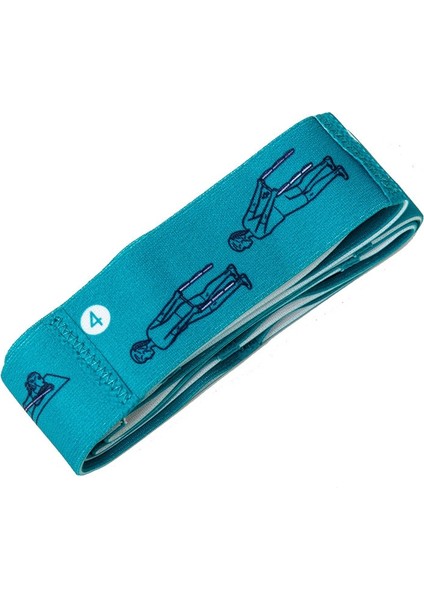 Kırmızı Stil Yoga Germe Kemeri Gerginlik Direnç Bandı Yoga Dans Eğitimi Elastik Bant Duruş Germe Bandı (Yurt Dışından)