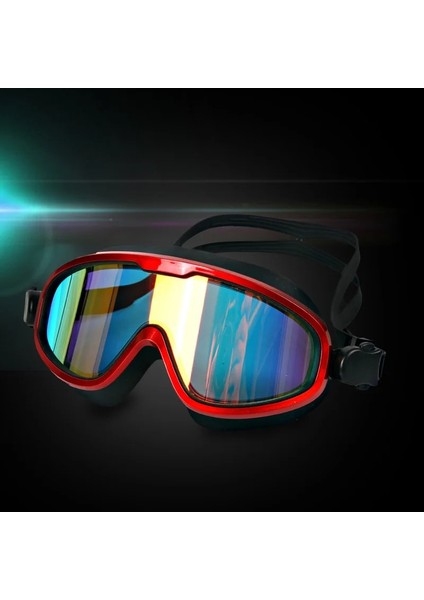 CF006-SIYAH Stil Uv Koruması Su Geçirmez Moda Rahat Silikon Büyük Çerçeve Polarize Yüzme Gözlükleri Buğu Önleyici Yüzme Gözlüğü Yetişkin Erkek Kadın (Yurt Dışından) fırsatları