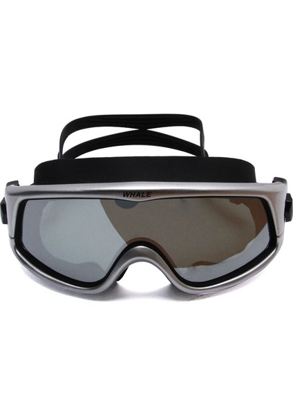 Mm-Gümüş Tarzı Büyük Çerçeve Mirroredclear Lens Rahat Silikon Yüzme Gözlükleri Su Geçirmez Buğu Önleyici Lens Erkekler Kadınlar Yüzme Gözlükleri Yüzme Gözlükleri (Yurt Dışından)