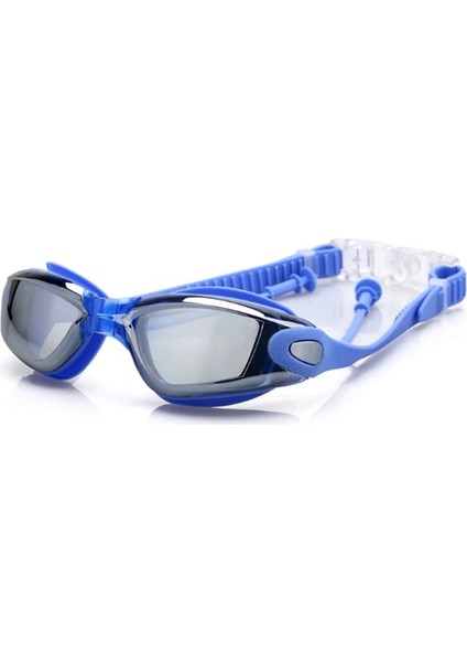 Mavi Stil Miyopi Yüzme Gözlüğü Kulak Tıkacı Erkek Kadın Reçete Profesyonel Yetişkin Yüzmek Gözlük Su Geçirmez Dalış Gözlükleri (Yurt Dışından)