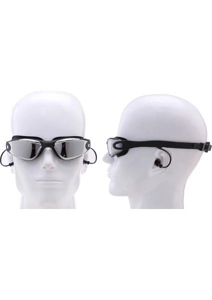 Mavi Stil Miyopi Yüzme Gözlüğü Kulak Tıkacı Erkek Kadın Reçete Profesyonel Yetişkin Yüzmek Gözlük Su Geçirmez Dalış Gözlükleri (Yurt Dışından) modelleri