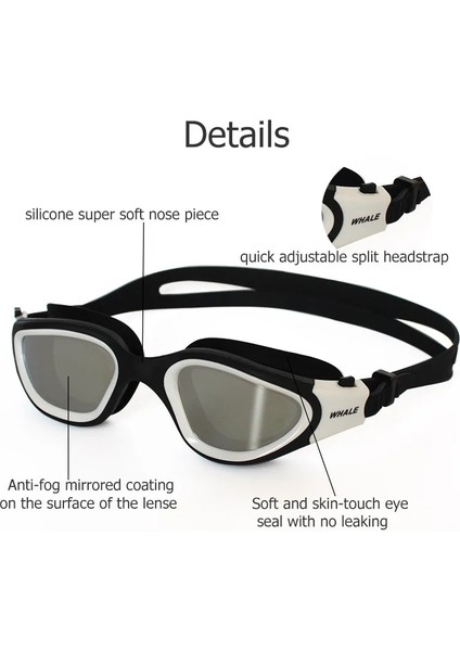 Mavi Stil Profesyonel Yetişkin Buğu Önleyici Uv Koruma Lens Erkek Kadın Yüzme Gözlükleri Su Geçirmez Ayarlanabilir Silikon Yüzmek Glasseool (Yurt Dışından) modelleri