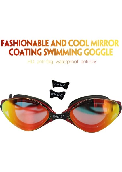 Gümüş Tarzı Balina Erkekler Kadınlar Profesyonel Yetişkinler Su Geçirmez Buğu Önleyici Lens Yüzme Gözlüğü Kırma Uv Silikon Yüzme Gözlükleri Havuzda Gözlük (Yurt Dışından) modelleri