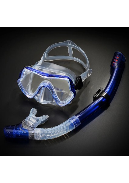 Kırmızı Stil Tek Boyut Dalış Gözlükleri Solunum Tüpü Seti Erkekler ve Kadınlar Yetişkin Büyük Çerçeve Silikon Maske Yüzme Gözlüğü Şnorkel Dalış Camı (Yurt Dışından) modelleri