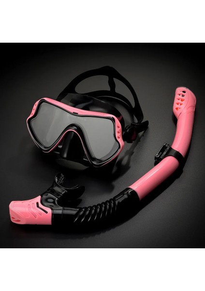 Kırmızı Stil Tek Boyut Dalış Gözlükleri Solunum Tüpü Seti Erkekler ve Kadınlar Yetişkin Büyük Çerçeve Silikon Maske Yüzme Gözlüğü Şnorkel Dalış Camı (Yurt Dışından) fırsatları