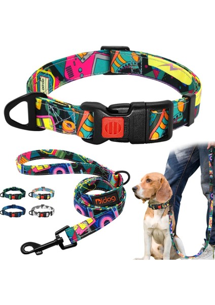 Tasma 5 Stili M Beden Baskılı Köpek Tasması Naylon Köpek Yürüyüş Tasması Pet Yaka Köpek Yavrusu Için Tasma Küçük Orta Doguahua Fransız Bulldog Pitbull (Yurt Dışından) fiyatları