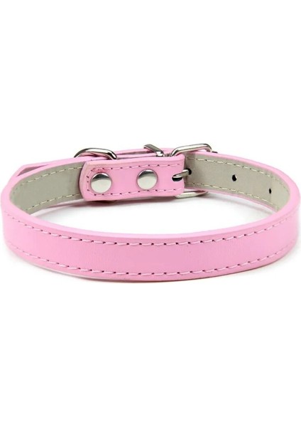 Pembe Tarzı M Beden Yeni Pu Ayarlanabilir Renkli Pet Köpek Tasmaları Yavru Kedi Yaka Chihuahua Küçük Köpek Accesorios Köpek Tasma Malzemeleri Köpek Koşum (Yurt Dışından)