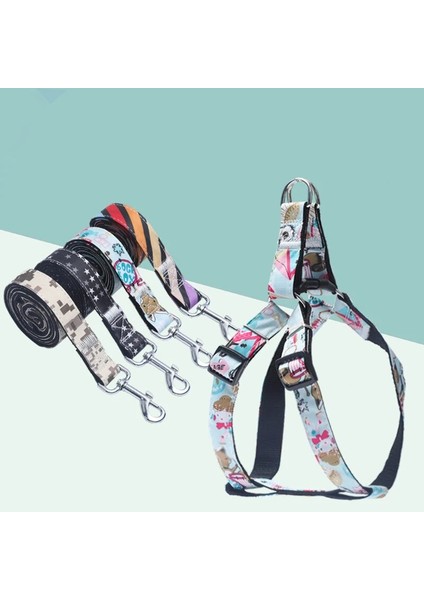 Çok Renkli Stil M Beden Denim Pet Köpek Koşum Hiçbir Çekme Ayarlanabilir Köpek Tasma Yelek Klasik Küçük ve Orta Köpekler Için Koşu Tasma Kayış Kemer (Yurt Dışından) fiyatları