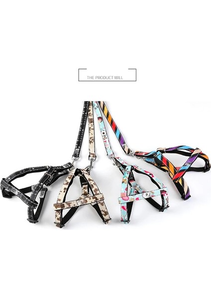 Çok Renkli Stil M Beden Denim Pet Köpek Koşum Hiçbir Çekme Ayarlanabilir Köpek Tasma Yelek Klasik Küçük ve Orta Köpekler Için Koşu Tasma Kayış Kemer (Yurt Dışından) fırsatları
