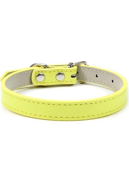 Sarı Stil Xl Beden Yeni Pu Ayarlanabilir Renkli Pet Köpek Tasmaları Yavru Kedi Yaka Chihuahua Küçük Köpek Accesorios Köpek Tasma Malzemeleri Köpek Koşum (Yurt Dışından)