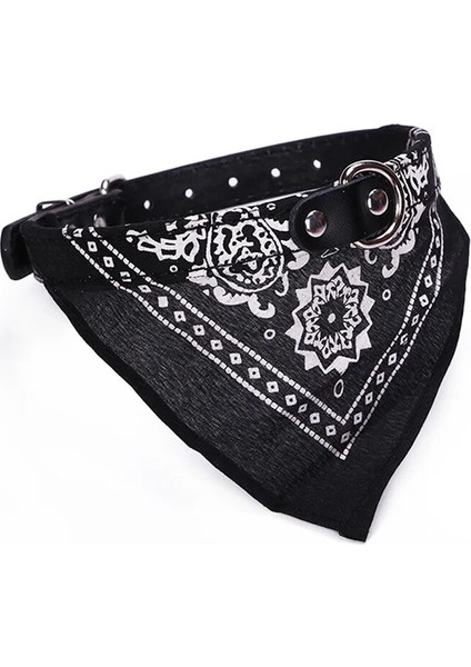 Pembe Tarzı S Beden Yeni Köpek Bandana Yaka Ayarlanabilir Kedi Pet Atkısı Pu Yaka Baskılı Üçgen Eşarp ile (Yurt Dışından) fırsatları