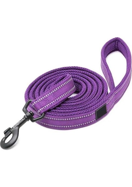 Mor Tarzı S 1.5X110CM Truelove Ayarlanabilir Köpek Kurşun El Ücretsiz Pet Eğitim Tasma Yansıtıcı Çok Amaçlı Naylon Örgü Köpek Tasma Yürüyüş Eğitimi (Yurt Dışından)