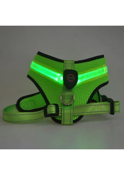 Mavi Stil L Beden LED Işıklı Köpek Koşum Light Up Köpek Göğüs Kemeri Yelek Pet Güvenlik Yansıtıcı Koşum Yaka Köpek Yavrusu Parlayan Flaş Kayışı (Yurt Dışından) indirimleri