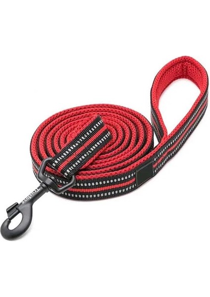 Kırmızı Stil S 1.5X110CM Truelove Ayarlanabilir Köpek Kurşun El Ücretsiz Pet Eğitim Tasma Yansıtıcı Çok Amaçlı Naylon Örgü Köpek Tasma Yürüyüş Eğitimi (Yurt Dışından)