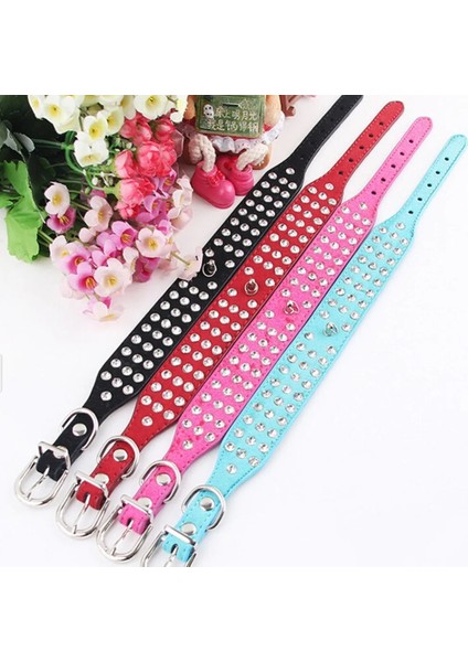 Açık Mavi Stil L Beden Bling Taklidi Köpek Yaka Alaşım Elmas Köpek Pet Kedi Yaka Boyutu x Yaka Tasmalar Küçük Köpekler Için Mascotas Aksesuarları (Yurt Dışından) modelleri