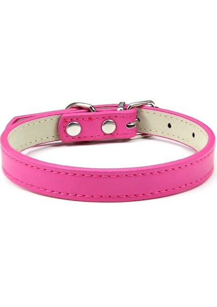 Bordo Köpek Yaka Stili S Beden Yumuşak Deri Katı Köpek Tasması Ayarlanabilir Köpek Boyun Askısı Küçük Orta Büyük Köpek Yavru Kedi Kolye Kedi Aksesuarları Için Güvenli Tasmalar (Yurt Dışından)