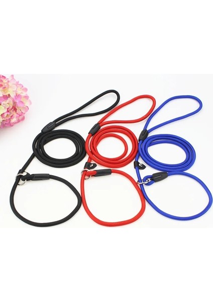 Mavi Stil Çap 0,8 cm Yüksek Li Pet Köpek Tasma Halat Naylon Ayarlanabilir Eğitim Kurşun Pet Köpek Tasma Köpek Kayışı Halat Çekiş Köpek Koşum Yaka Kurşun (Yurt Dışından)