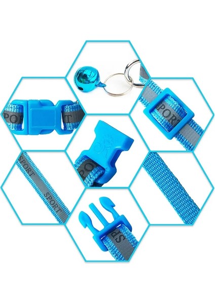 Siyah Stil 1 Adet Yüksek Li Yansıtıcı Pet Yaka Ayarlanabilir Emniyet Kemeri Köpek Sporları Boyun Halkası Kolye Bells ile Sıcak Satış Pet Malzemeleri (Yurt Dışından) fırsatları