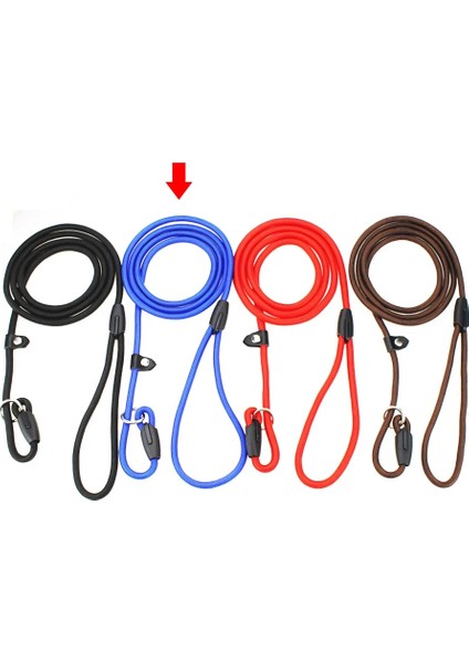 Mavi Stil S 0.6cm 140 cm Ayarlanabilir Pet Tasma Halat Açık Eğitim Köpek Tasmalar ve Yaka Seti Naylon Kurşun Kemer Küçük Büyük Köpekler Için Ürün Şeyler (Yurt Dışından)