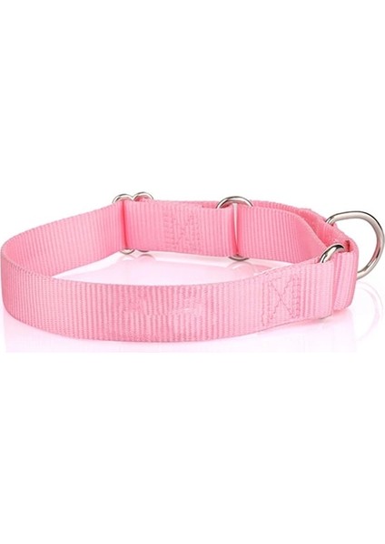 Pembe Tarzı L - Boyun 50-60CM Martingale Naylon Köpek Tasması Ayarlanabilir Yumuşak Rahat Köpek Küçük Büyük Köpekler Için Pet Yaka Eğitim Kontrolü (Yurt Dışından)