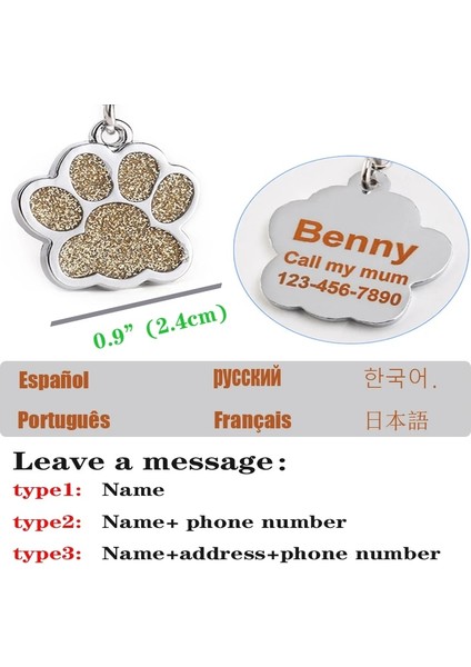 Sarı Stil M 23-35CM Boyun Özel Köpek Tasmaları Deri Yavru Kedi Köpek Künyesi Kişiselleştirilmiş Pet Tabela Kımlığı Küçük Orta Büyük Köpekler Için Anti-Kayıp Drog (Yurt Dışından) modelleri