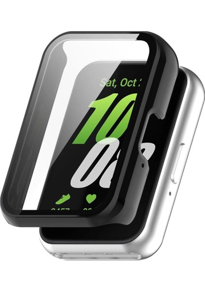 Samsung Galaxy Fit 3 SM-R390 Parlak Kenarlı Ekran Koruyuculu Sert Kasa Koruyucu fiyatları
