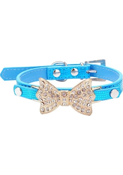 L Tarzı M Beden Köpek Yaka Bling Kristal Yay Deri Pet Yaka Köpek Gerdanlık Kedi Kolye Xs S M (Yurt Dışından) fırsatları