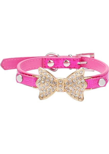L Tarzı M Beden Köpek Yaka Bling Kristal Yay Deri Pet Yaka Köpek Gerdanlık Kedi Kolye Xs S M (Yurt Dışından) indirimleri