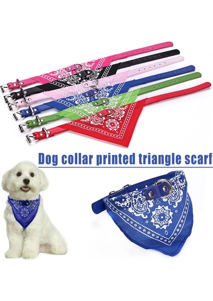Mavi Stil M Beden Yakalar, Koşumlar ve Ilanlar Köpek Bandana Yaka Ayarlanabilir Kedi Pet Atkısı Pu Yaka Baskılı Üçgen Eşarp ile Sıcak (Yurt Dışından) fiyatları