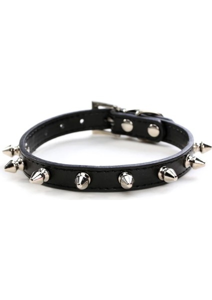 Siyah Stil Xs Beden Anti Isırma Pu Köpek Kedi Yaka Ayarlanabilir Elektrolizle Çivili Yumuşak Rahat Pet Yaka Küçük Köpekler Yürüyüş Koşu Kediler Zincirleri Için (Yurt Dışından)