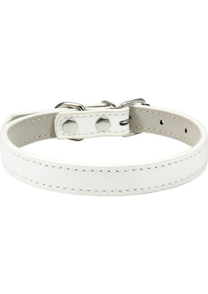 Beyaz Stil Xs Beden Yeni Pu Ayarlanabilir Renkli Pet Köpek Tasmaları Yavru Kedi Yaka Chihuahua Küçük Köpek Accesorios Köpek Tasma Malzemeleri Köpek Koşum (Yurt Dışından)