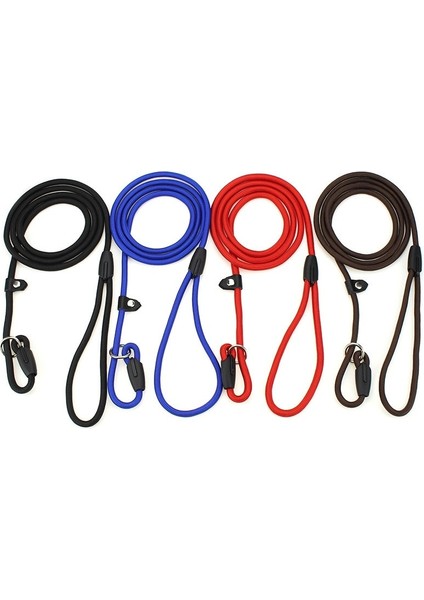Siyah Stil Çap 0,8 cm Yüksek Li Pet Köpek Tasma Halat Naylon Ayarlanabilir Eğitim Kurşun Pet Köpek Tasma Köpek Kayışı Halat Çekiş Köpek Koşum Yaka Kurşun (Yurt Dışından)