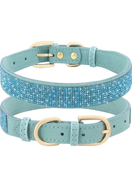 158 Mavi Stil Xs Beden Bling Kristal Köpek Yaka Deri Köpekler Küçük Köpekler Için Kedi Yaka Tasmaları Yavru Kedi Kolye Chihuahua Yorkshire Pug Beagle (Yurt Dışından)