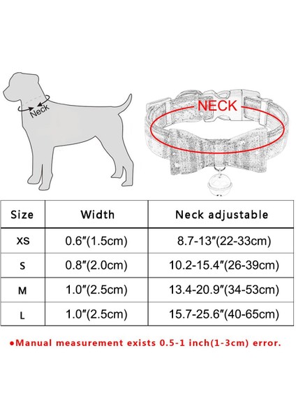 Beyaz Stil 22-33 cm Noel Köpek Yaka ve Çan Kumaş Kadın Erkek Köpek Pet Papyon Ayarlanabilir x Orta Büyük Köpek Yaka Pet Yaka Naylon (Yurt Dışından) indirimleri