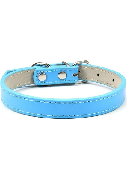 Gök Mavisi Tarzı Xxxs Yeni Pu Ayarlanabilir Renkli Pet Köpek Tasmaları Yavru Kedi Yaka Chihuahua Küçük Köpek Accesorios Köpek Tasma Malzemeleri Köpek Koşum (Yurt Dışından)