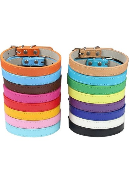 Gök Mavisi Tarzı Xxxs Yeni Pu Ayarlanabilir Renkli Pet Köpek Tasmaları Yavru Kedi Yaka Chihuahua Küçük Köpek Accesorios Köpek Tasma Malzemeleri Köpek Koşum (Yurt Dışından) modelleri