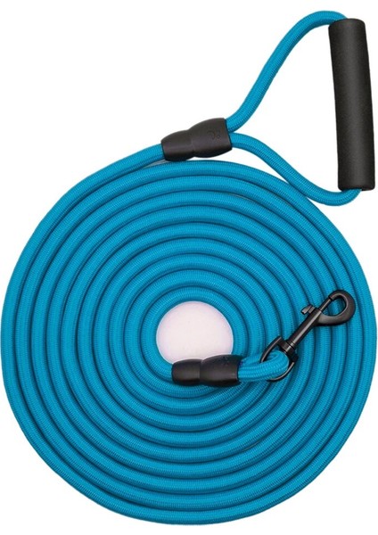 Mavi 8mm Tarzı 2m Köpek Çekiş Halatı Uzatılmış ve Cesur Köpek Eğitimi Çekiş Halatı Metre Köpek Çekiş Halatı Rahat Kauçuk Sap (Yurt Dışından)