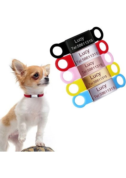Kırmızı Stil L Beden 1 Adet Ücretsiz Gravür Pet Köpek Künyesi Silikon Paslanmaz Çelik Köpek Kımlık Etiketi Oyulmuş Köpek Yaka Anti-Kayıp Pet Etiket Etiketleri Köpek Kedi Için (Yurt Dışından) fiyatları